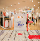 Sacolas Personalizadas 16x22 | Kit 100 unid. | Frete Grátis + Alta Resistência