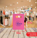 Sacolas Personalizadas 16x22 | Kit 100 unid. | Frete Grátis + Alta Resistência