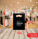 Sacolas Personalizadas 16x22 | Kit 100 unid. | Frete Grátis + Alta Resistência