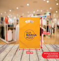 Sacolas Personalizadas 20x30 | Kit 500 unid | Frete Grátis + Alta Resistência