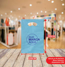 Sacolas Personalizadas 20x30 | Kit 500 unid | Frete Grátis + Alta Resistência