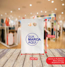 Sacolas Personalizadas 20x30 | Kit 100 unid. | Frete Grátis + Alta Resistência