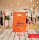 Sacolas Personalizadas 20x30 | Kit 500 unid | Frete Grátis + Alta Resistência