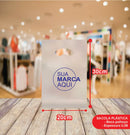Sacolas Personalizadas 20x30 | Kit 100 unid. | Frete Grátis + Alta Resistência