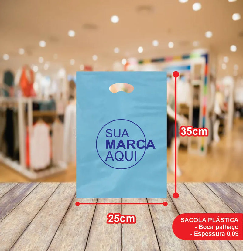 Sacolas Vazadas 25x35 | kit 100 unid. | Frete Grátis + Alta Resistência