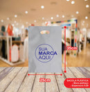 Sacolas Personalizadas 25x35 | Kit 1000 unid. | Frete Grátis + Alta Resistência