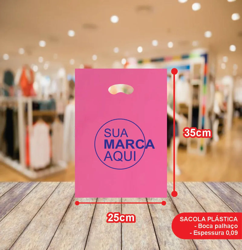 Sacolas Vazadas 25x35 | kit 100 unid. | Frete Grátis + Alta Resistência