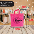Sacolas Personalizadas 27x40 | Kit 250 unid. | Frete Grátis + Alta Resistência