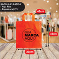 Sacolas Personalizadas 30x45 | Kit 250 unid. | Frete Grátis + Alta Resistência