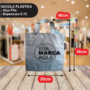 Sacolas Personalizadas 30x45 | Kit 250 unid. | Frete Grátis + Alta Resistência