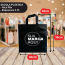 Sacolas Personalizadas 30x45 | Kit 250 unid. | Frete Grátis + Alta Resistência