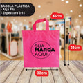 Sacolas Personalizadas 30x45 | Kit 250 unid. | Frete Grátis + Alta Resistência