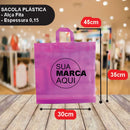 Sacolas Personalizadas 30x45 | Kit 250 unid. | Frete Grátis + Alta Resistência