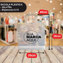 Sacolas Personalizadas 30x45 | Kit 250 unid. | Frete Grátis + Alta Resistência