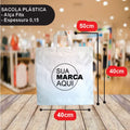 Sacolas Personalizadas 40x50 | Kit 100 unid. | Frete Grátis + Alta Resistência