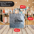 Sacolas Alsa Fita 40x50 | Kit 250 unid. | Frete Grátis + Alta Resistência
