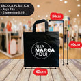 Sacolas Personalizadas 40x50 | Kit 100 unid. | Frete Grátis + Alta Resistência