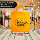 Sacolas Personalizadas 45x55 | Kit 250 unid. | Frete Grátis + Alta Resistência