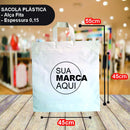Sacolas Personalizadas 45x55 | Kit 250 unid. | Frete Grátis + Alta Resistência