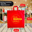 Sacolas Personalizadas 45x55 | Kit 250 unid. | Frete Grátis + Alta Resistência